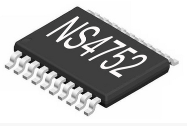 NS4752  升壓+防失真、3.6V/5W單聲道AB/D切換音頻功放