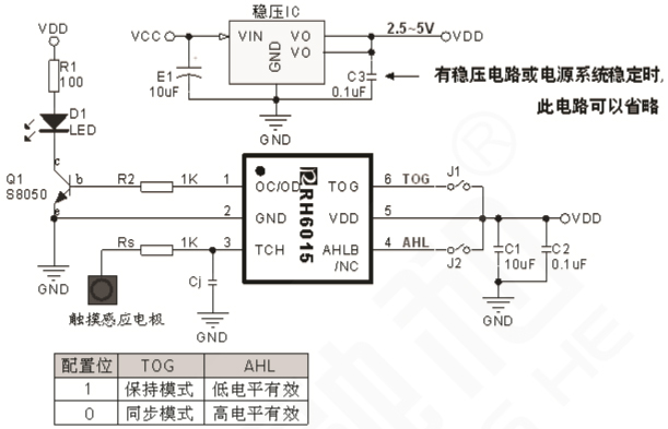 RH6015應用電路圖<