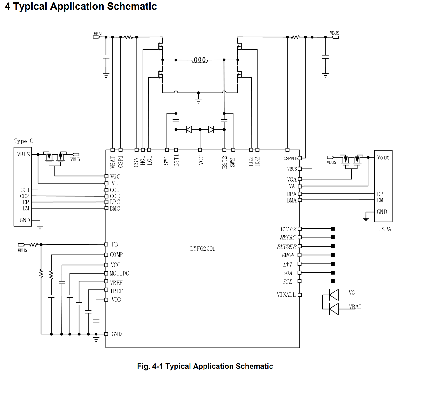 LYF62001 高效,同步雙向buck - boost充電器集成快速充電協(xié)議