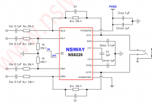 NS8220 300mW 雙聲道耳機(jī)音頻放大器