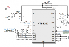 HT81297 18W內(nèi)置升壓單聲道D類音頻功放