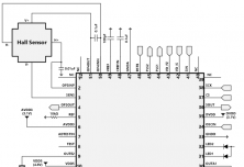 HTD9800 內(nèi)置光圈控制的攝像機和安全監(jiān)控攝像頭用鏡頭驅(qū)動芯
