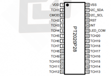 PT2020 20 觸控 I2C 輸出 IC