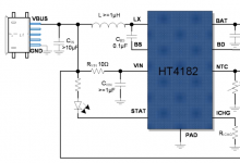 HT4182, HT4186 具有電量均衡功能的5V輸入高效同步升壓型