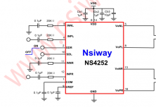 NS4252 3.2Wx2 雙聲道頻功率放大器