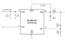 PL88101 高壓同步降壓轉(zhuǎn)換器