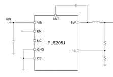 PL82051 同步降壓轉(zhuǎn)換器
