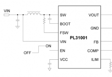 PL31001升壓DC-DC轉(zhuǎn)換器
