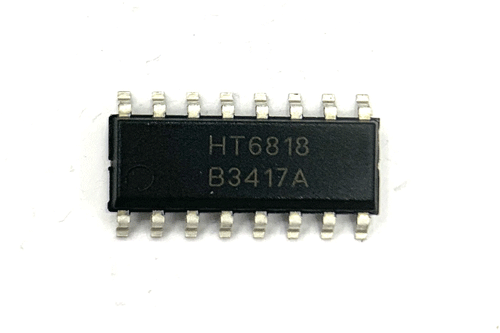 HT6818  3.3W、防破音、D類、雙聲道功率放大器